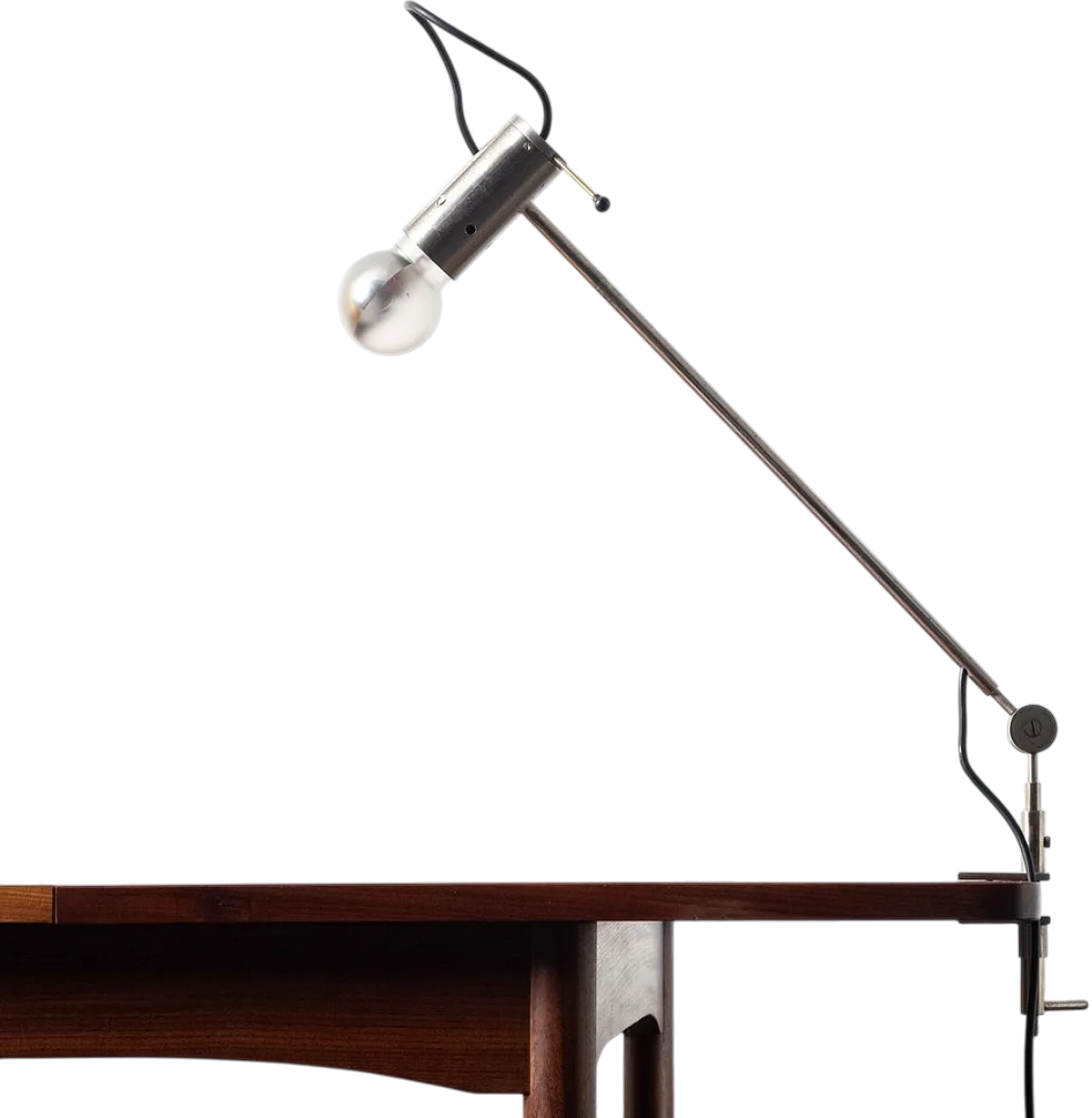 Clamp Table Lamp 255 by Tito Agnoli for O-Luce, 1950s 16