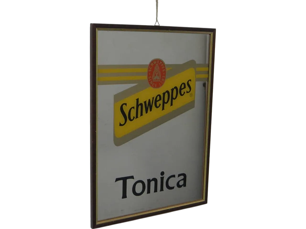 Specchio pubblicitario Tonica Schweppes 1970 9