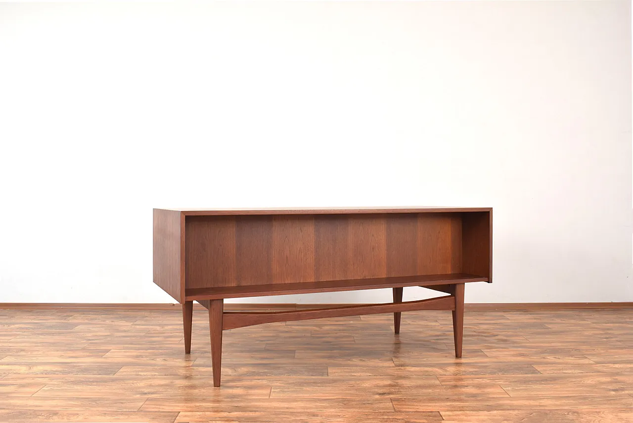 Mid-Century Teak Desk by Franz Ehrlich for Deutsche Werkstätten Heller 9