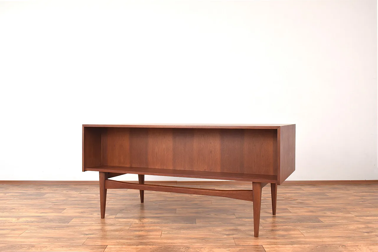 Mid-Century Teak Desk by Franz Ehrlich for Deutsche Werkstätten Heller 10