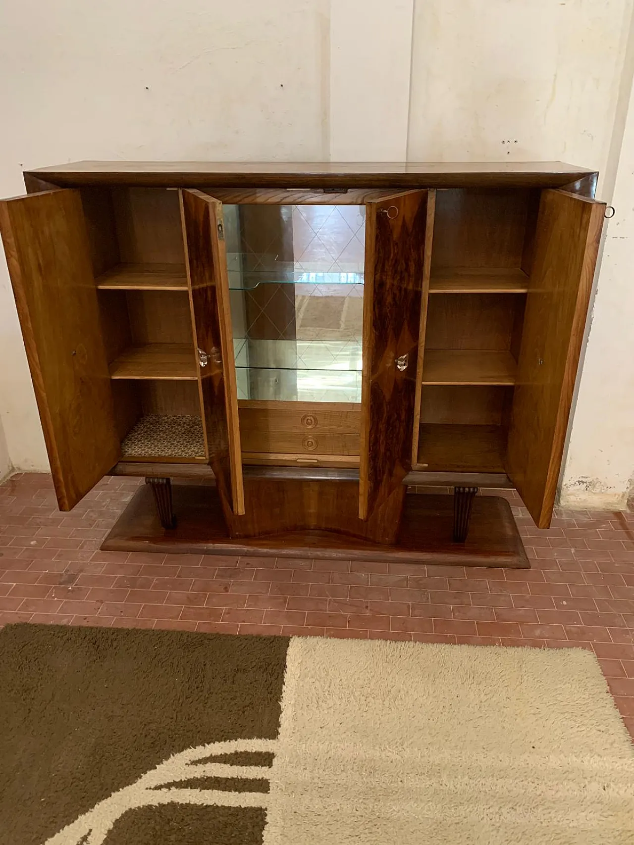 Salon storage unit in brriarwood, 1940s 11