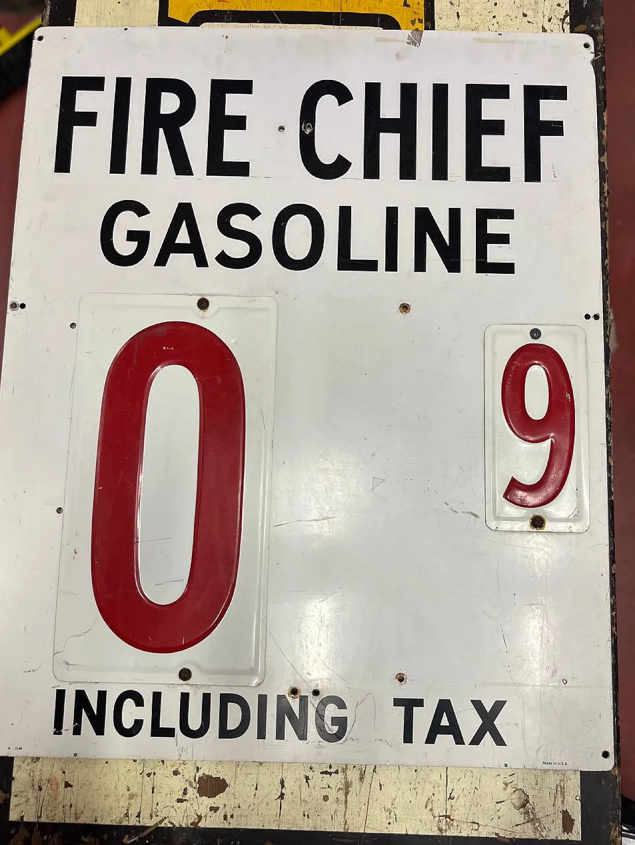 Sign Texaco Fire Chief Gasoline, 70s 1