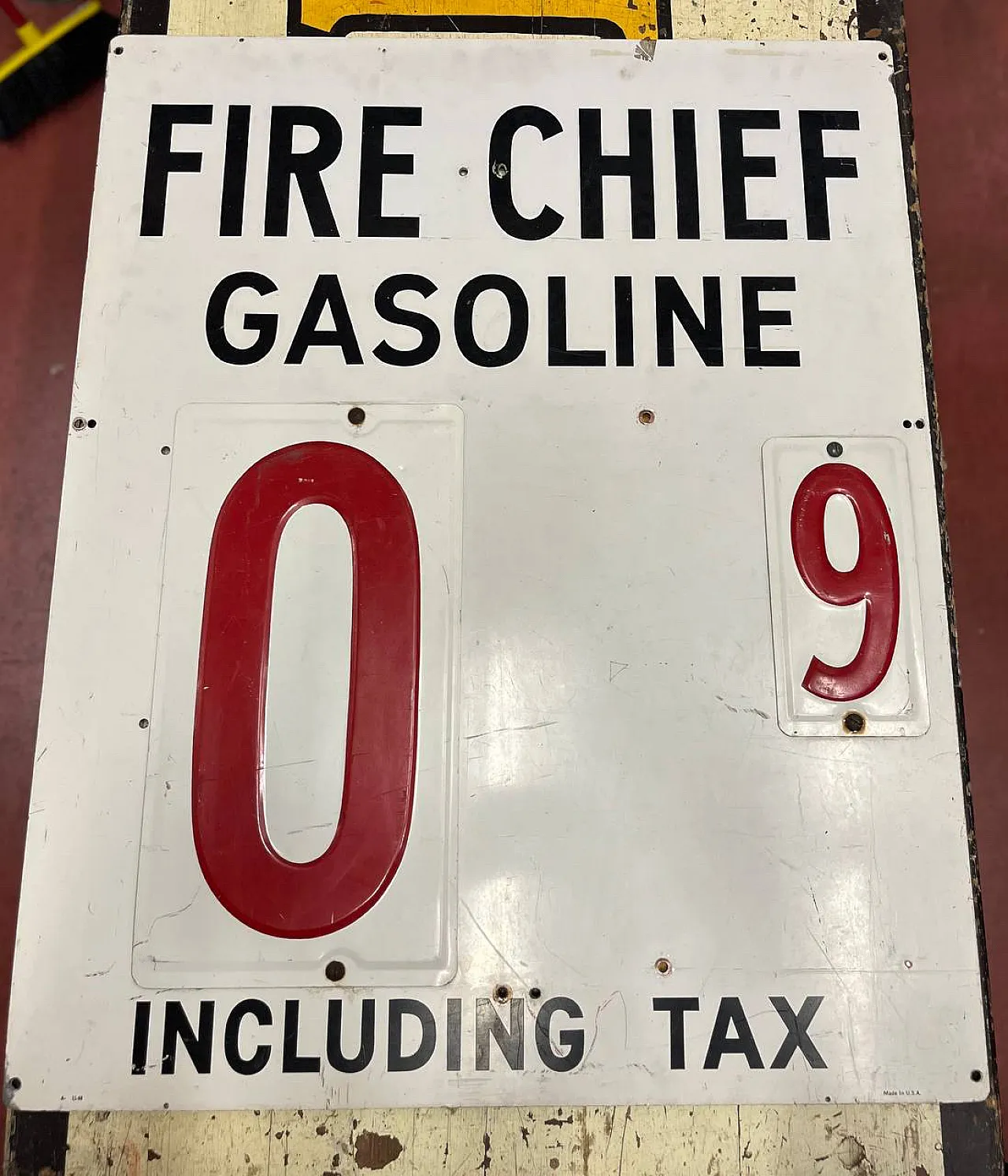 Sign Texaco Fire Chief Gasoline, 70s 6