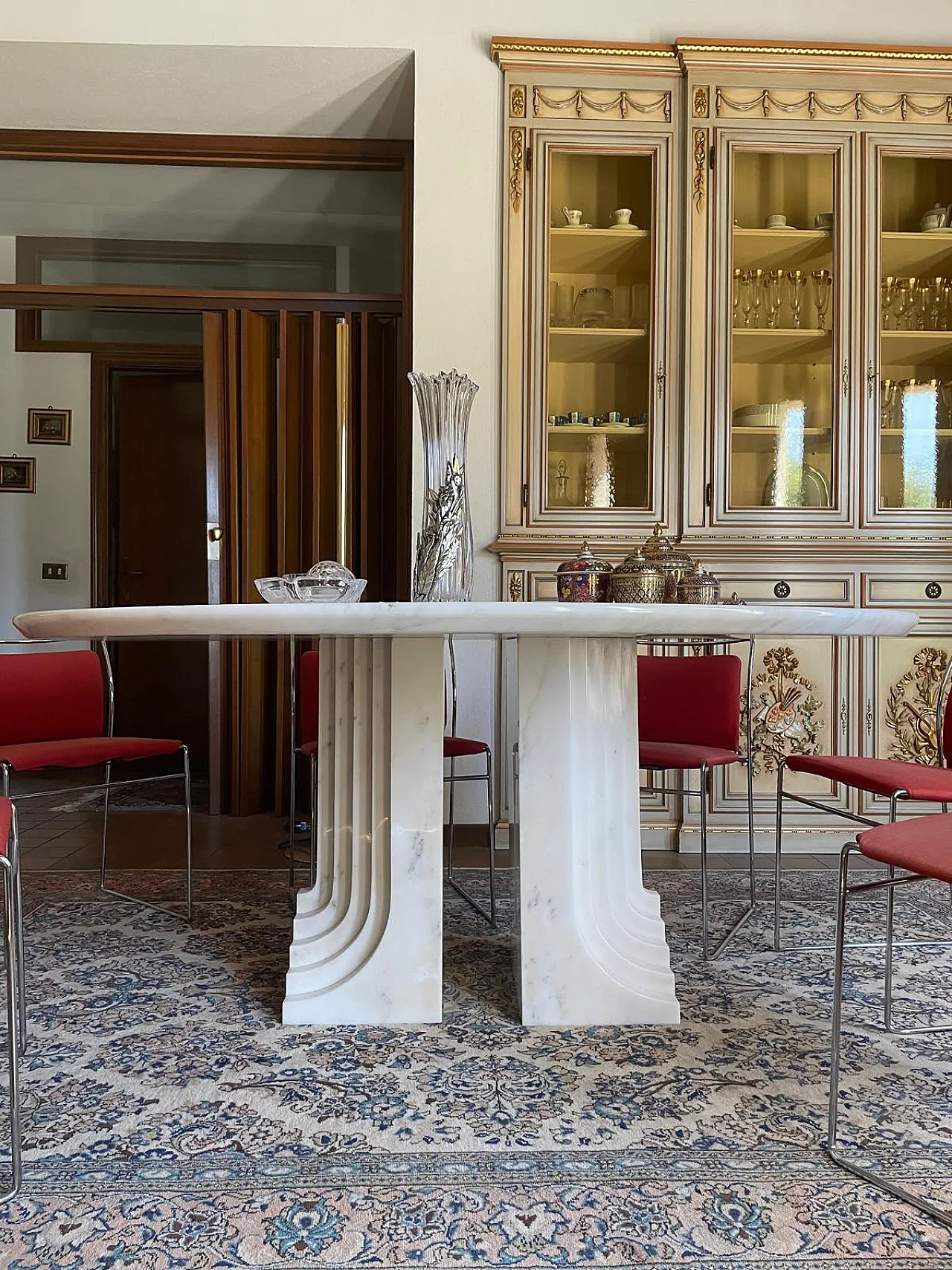 Marble table Samo by Carlo Scarpa for Simon 1980 30