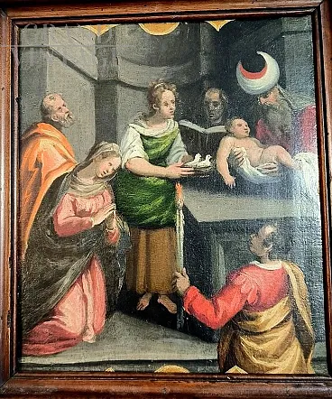 Presentation of Jesus at the Temple, oil on canvas, 17th century