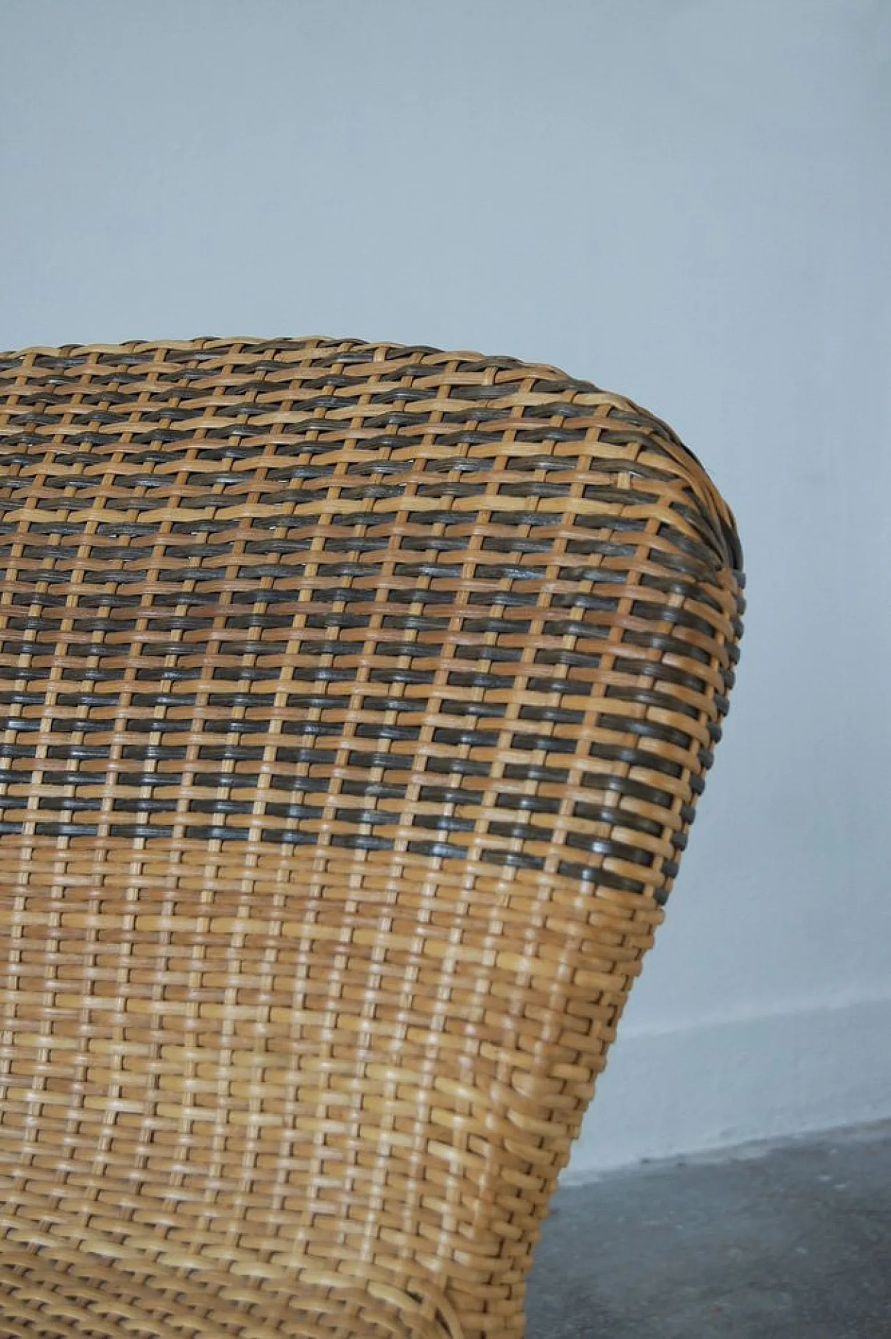 Wood and rattan chair by Thomas Sandell for Ikea, 2000s 6