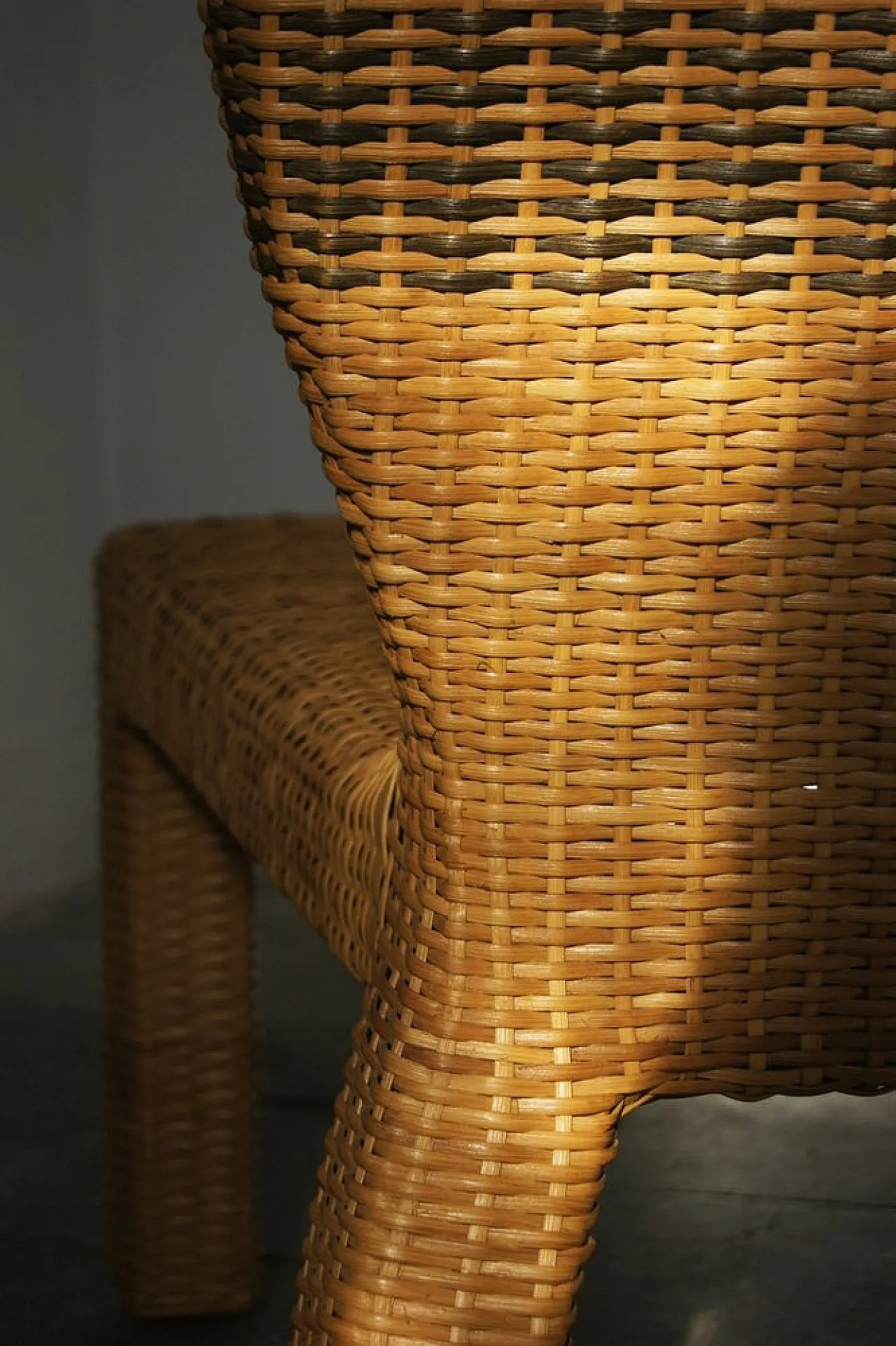 Wood and rattan chair by Thomas Sandell for Ikea, 2000s 9