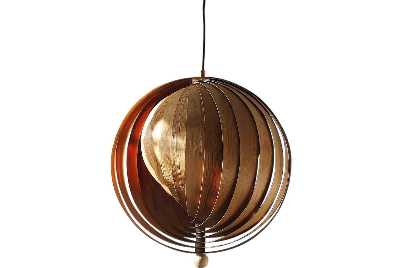 Hanging Moon Lamp by Hans Agne Jakobsson for Hans Agne Jakobsson Ab Markaryd, 1960s 8