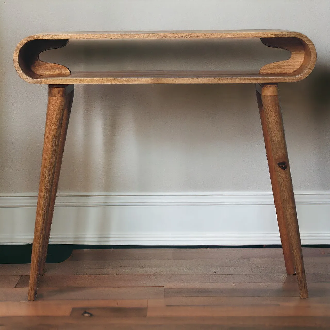 Console Table Amaya in solid wood oakish, 2000 10