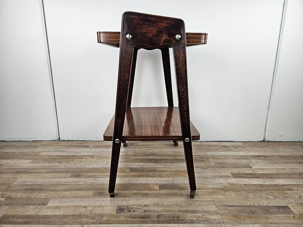 Cart or table Art Decò with two shelves, 1950s 3