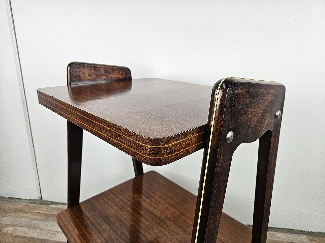 Cart or table Art Decò with two shelves, 1950s 5