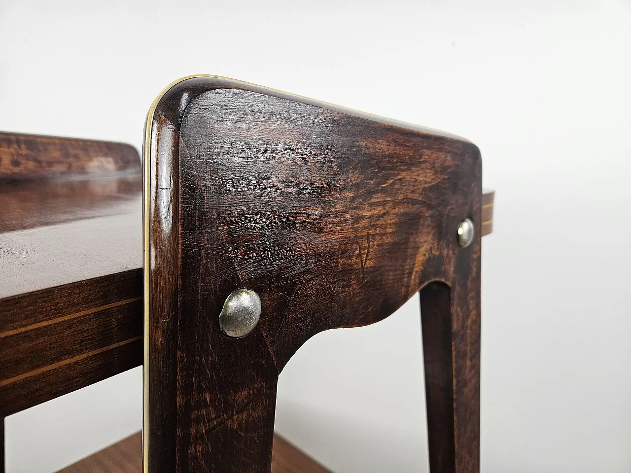 Cart or table Art Decò with two shelves, 1950s 6