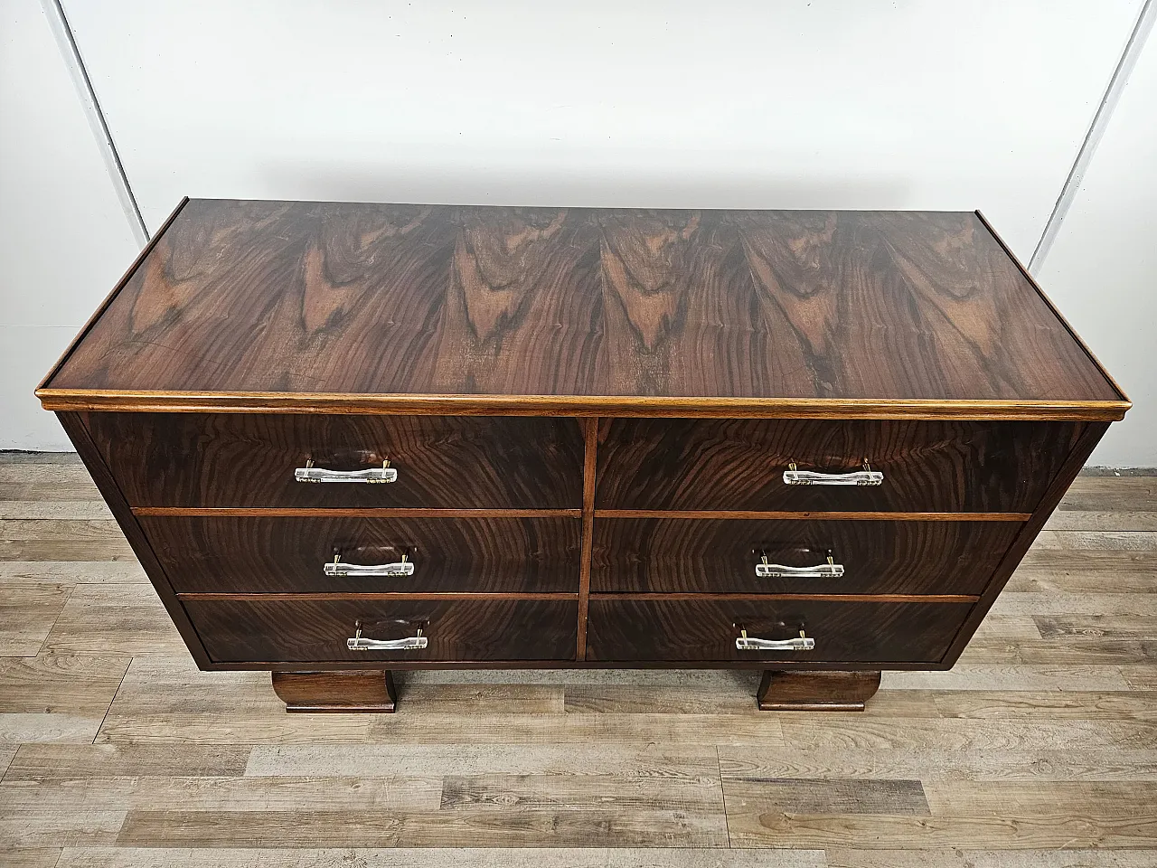 Decò Decò chest of drawers with six drawers, 40s 2