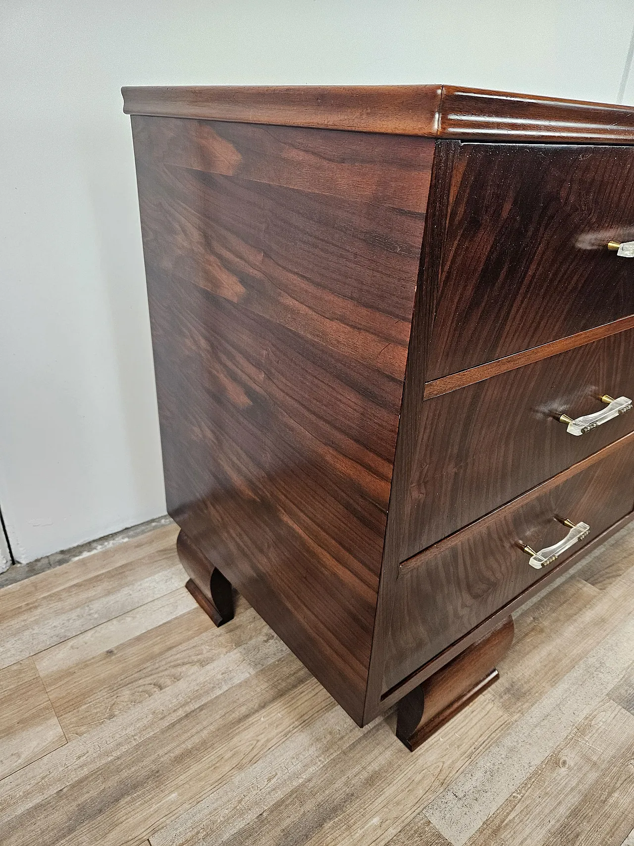 Decò Decò chest of drawers with six drawers, 40s 3