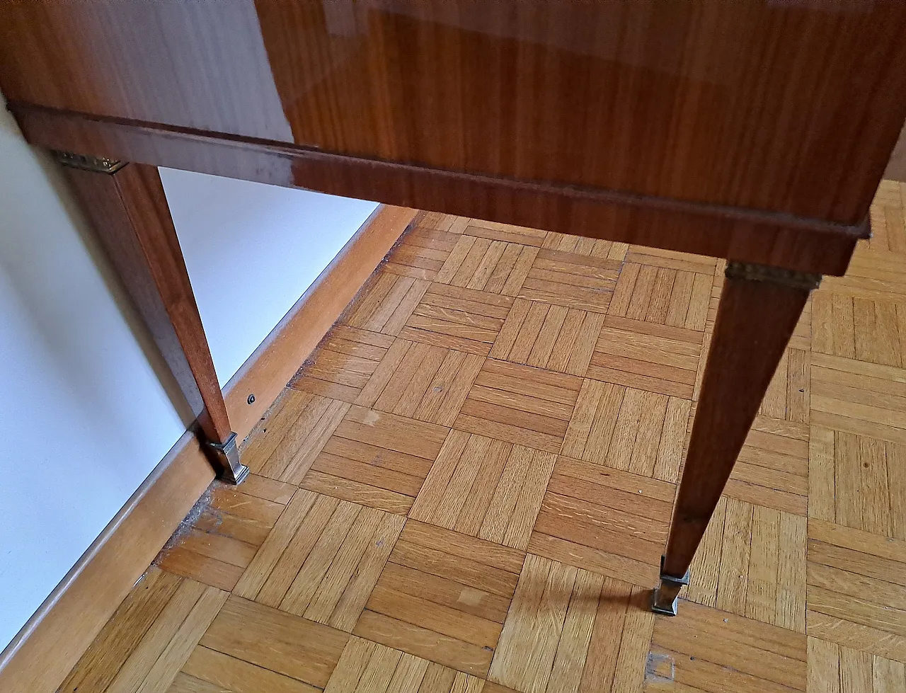 Mid century Italian chest of drawers with marble top, 1970s 5