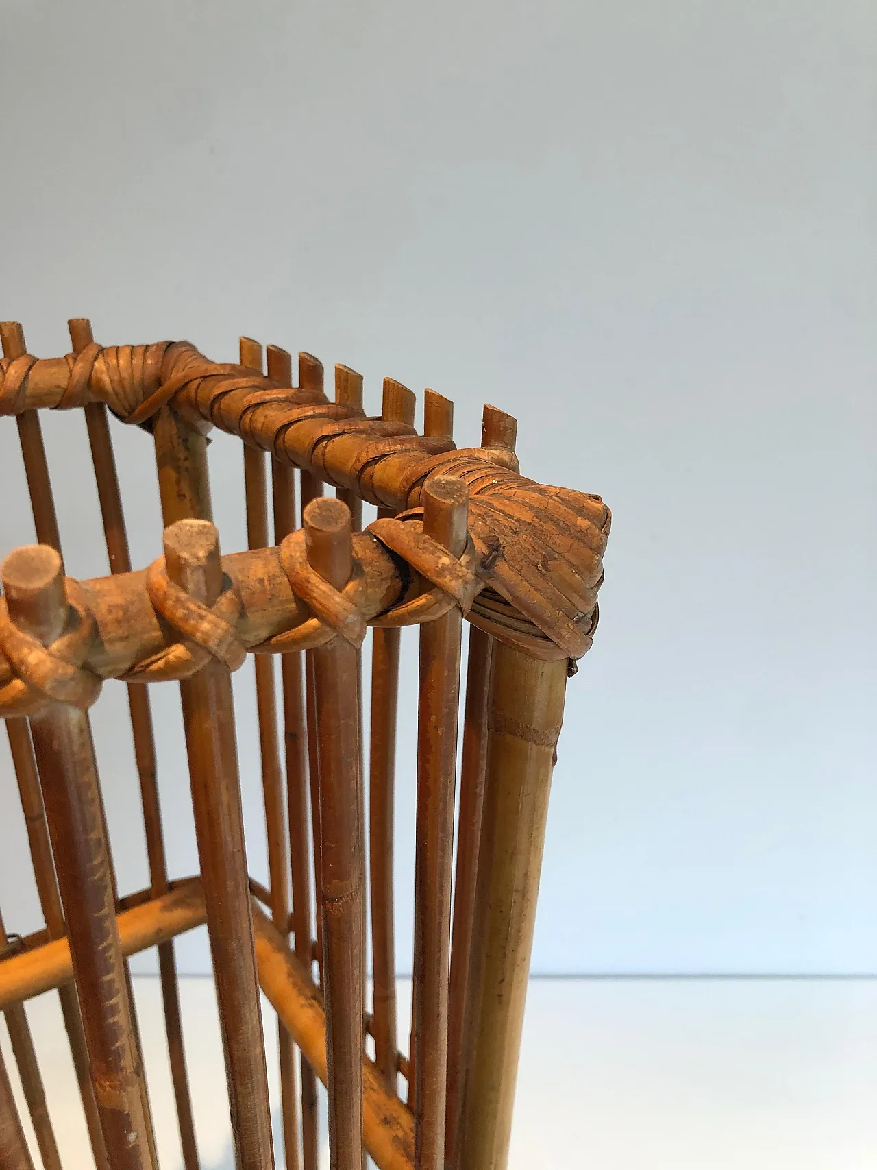 Rattan umbrella stand, 1970s 16