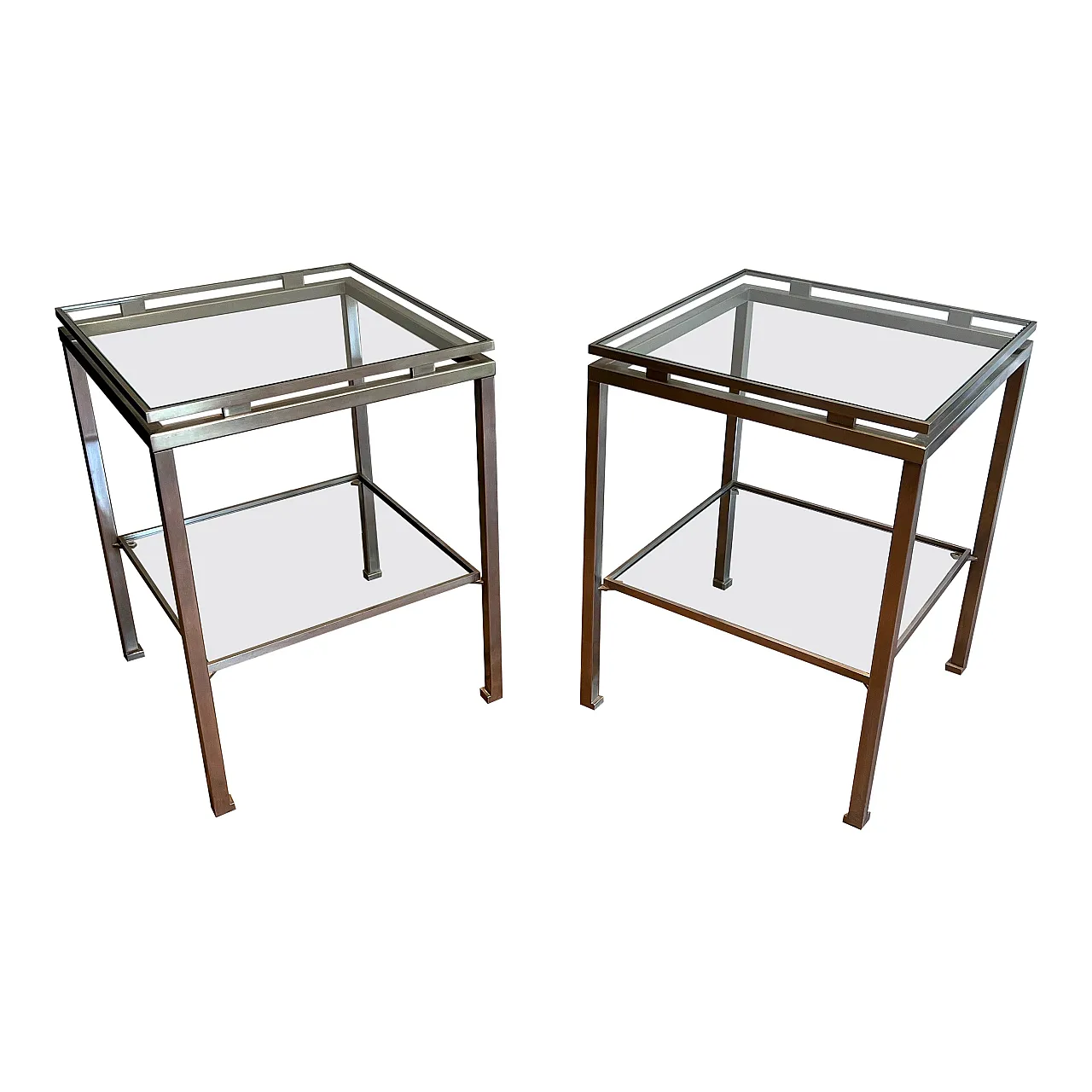 Pair of coffee tables by Guy Lefèvre for Maison Jansen, 1970s 1