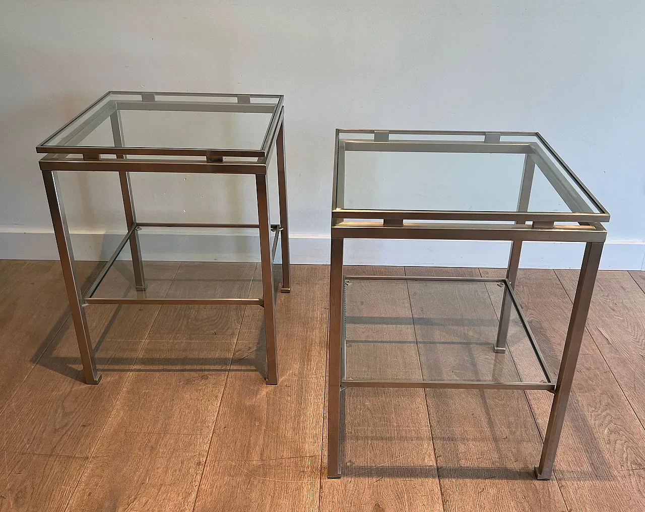 Pair of coffee tables by Guy Lefèvre for Maison Jansen, 1970s 2