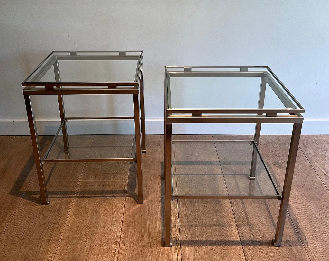 Pair of coffee tables by Guy Lefèvre for Maison Jansen, 1970s 20