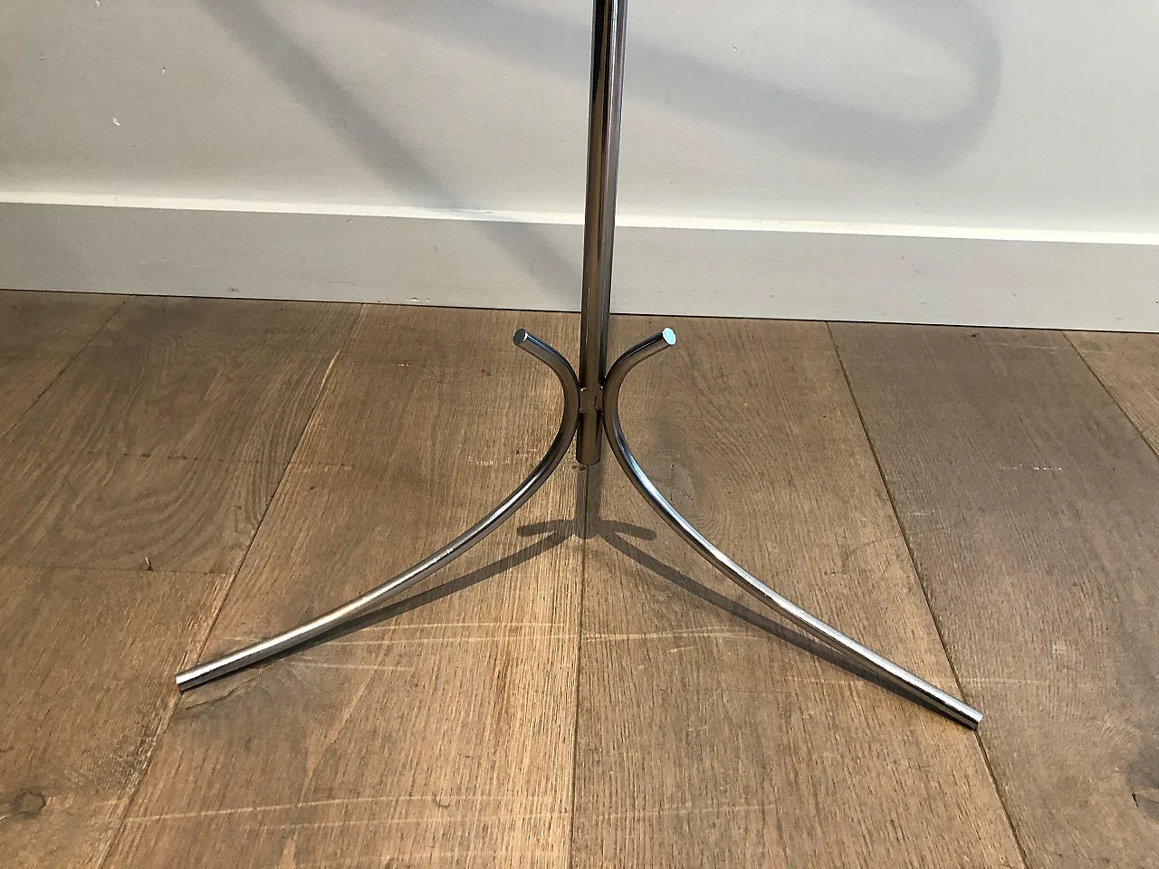 Chrome-plated metal coat rack, 1970s 6