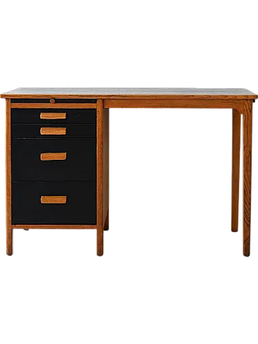 Desk with black details, 60s