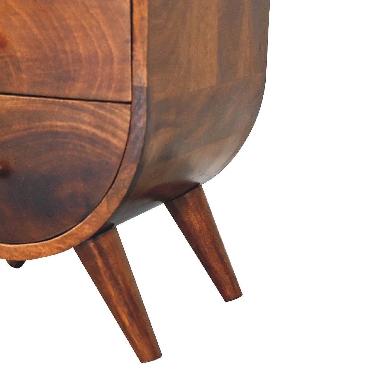 Bedside table Solid Mango Wood Chestnut, 2000 7