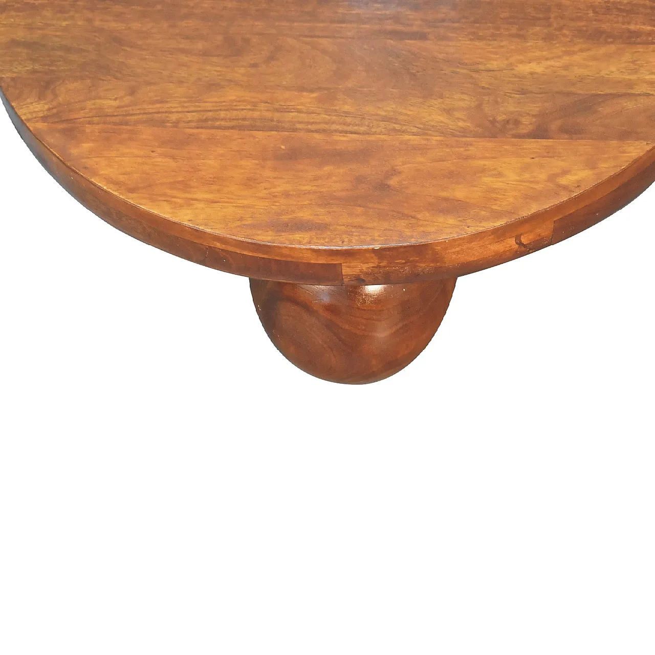 Ball Table Central A Solid Mango Wood Chestnut, 2000 3