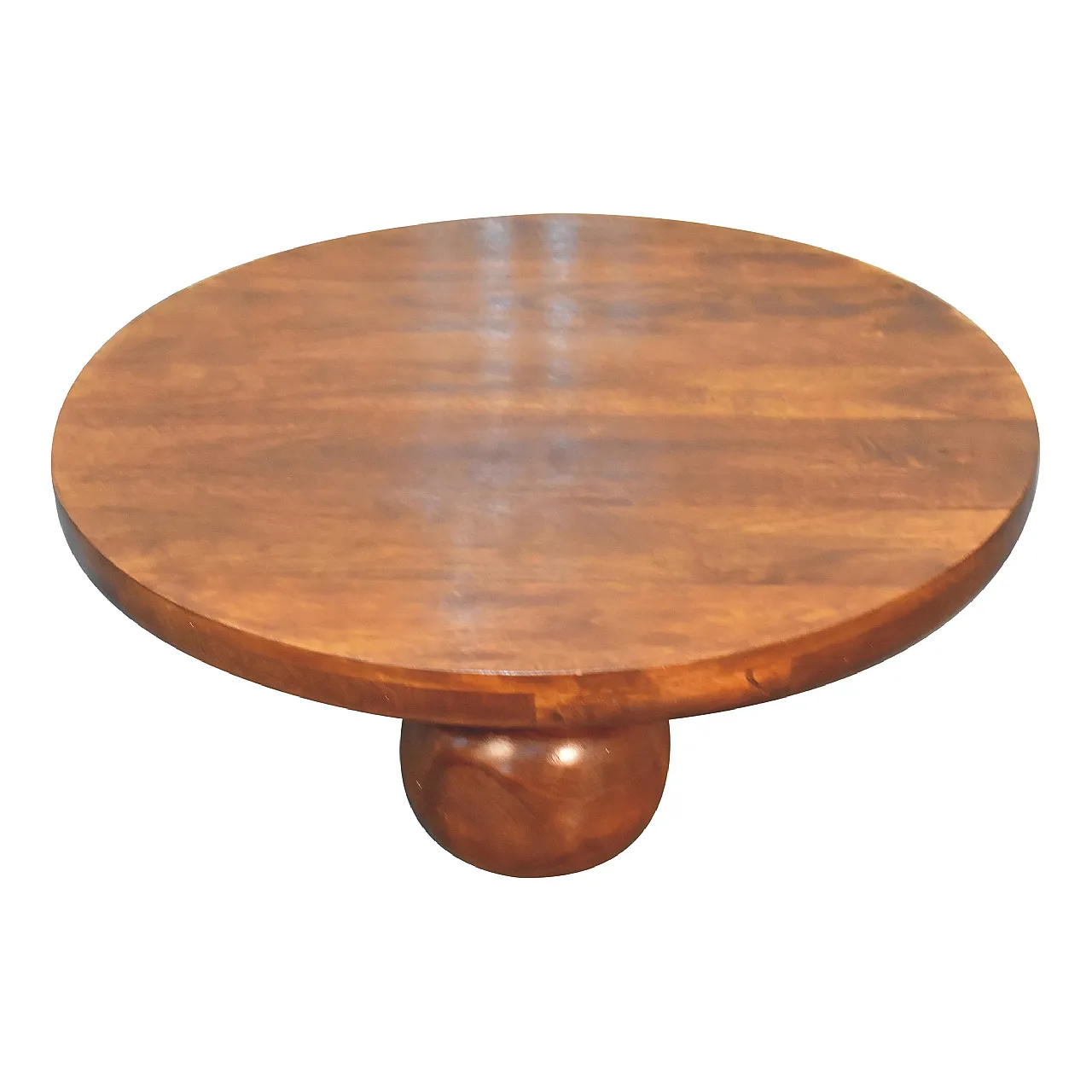 Ball Table Central A Solid Mango Wood Chestnut, 2000 4