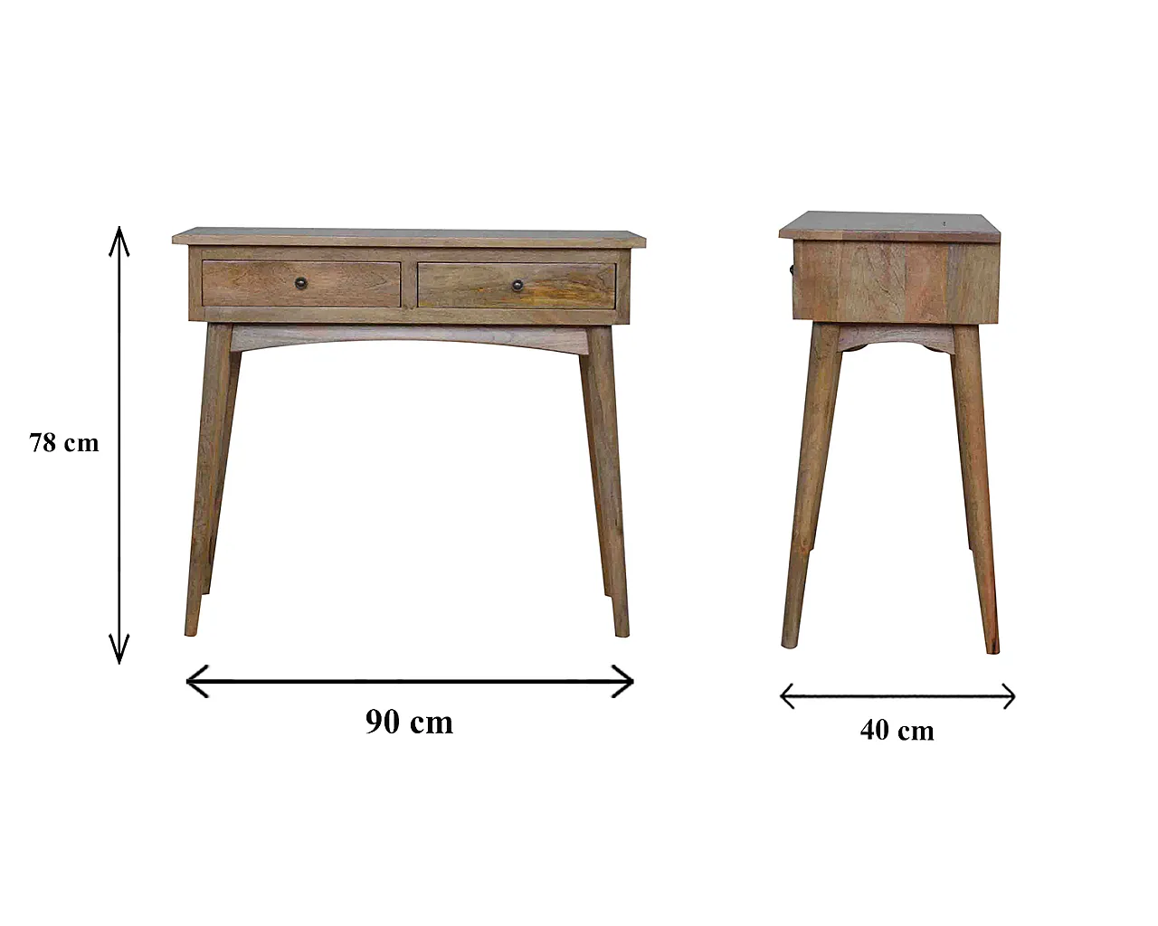 4 console in mango wood, 2000 10