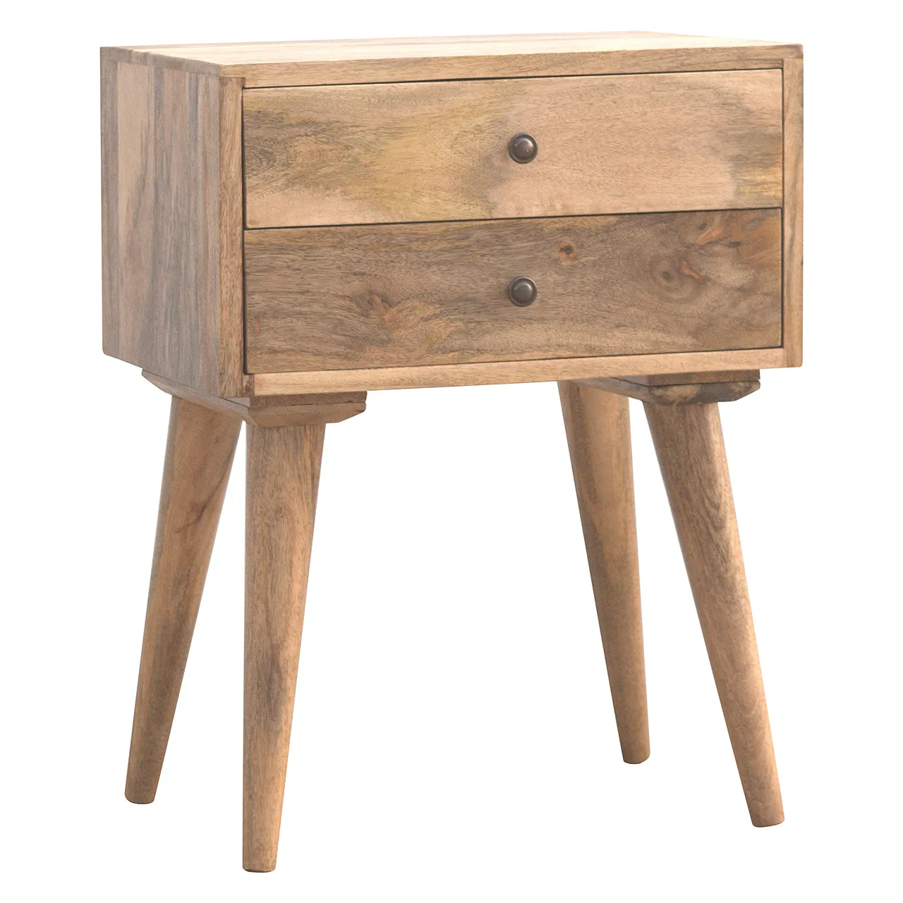 4 bedside tables in solid mango wood, 2000 3