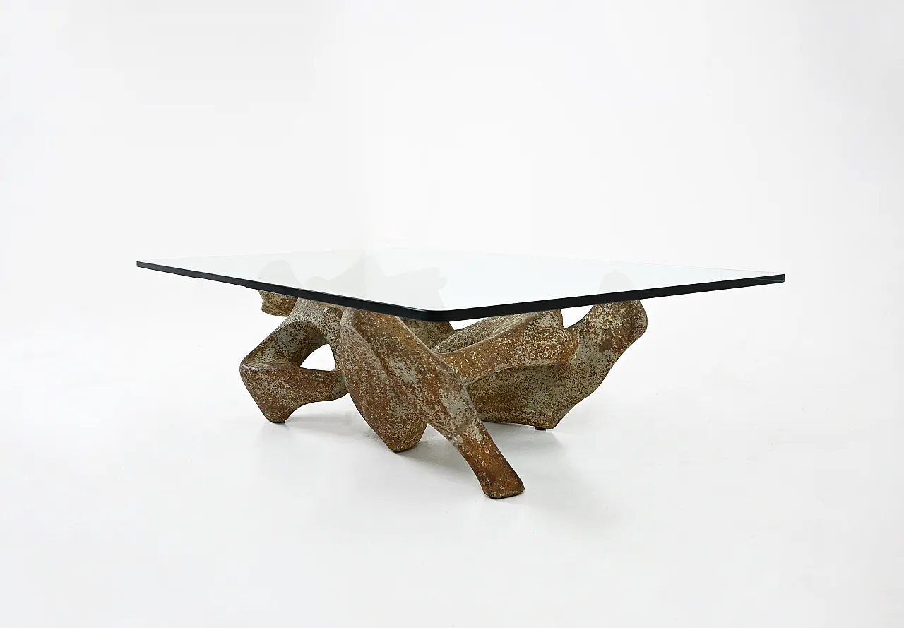 Coffee table by Claudio Trevi, 1970s 4