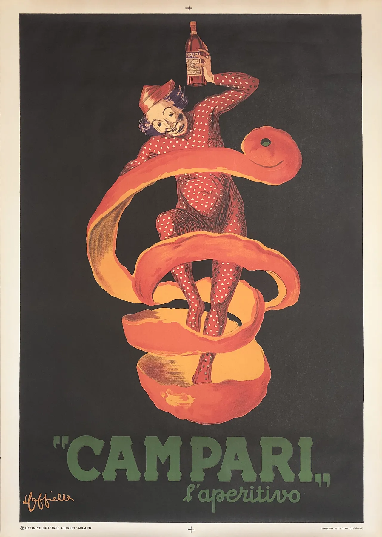 Leonetto Cappiello,1950s - CAMPARI L'APERITIVO 1