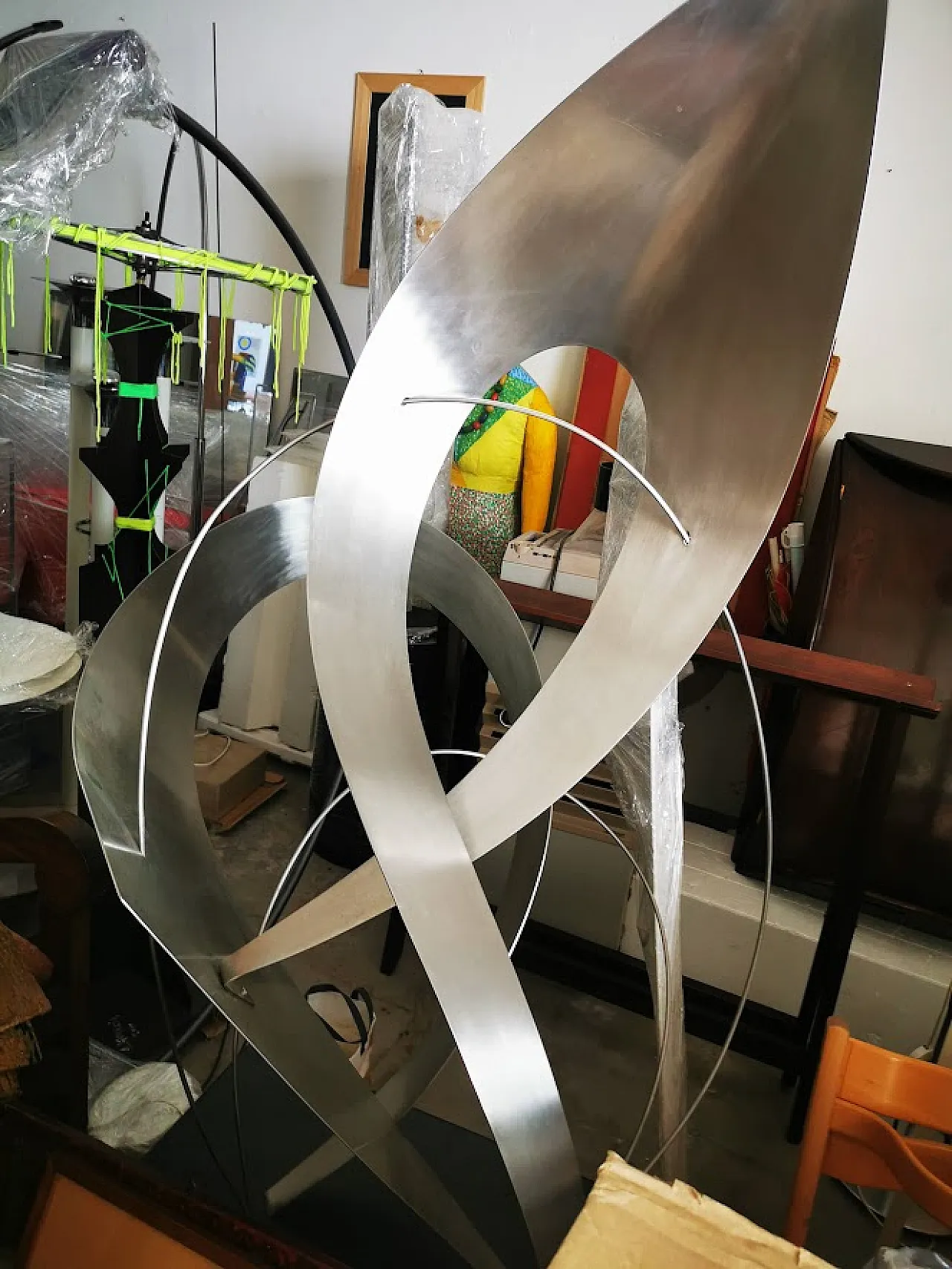 Elastic steel ranger sculpture: A: S: , 1968 1