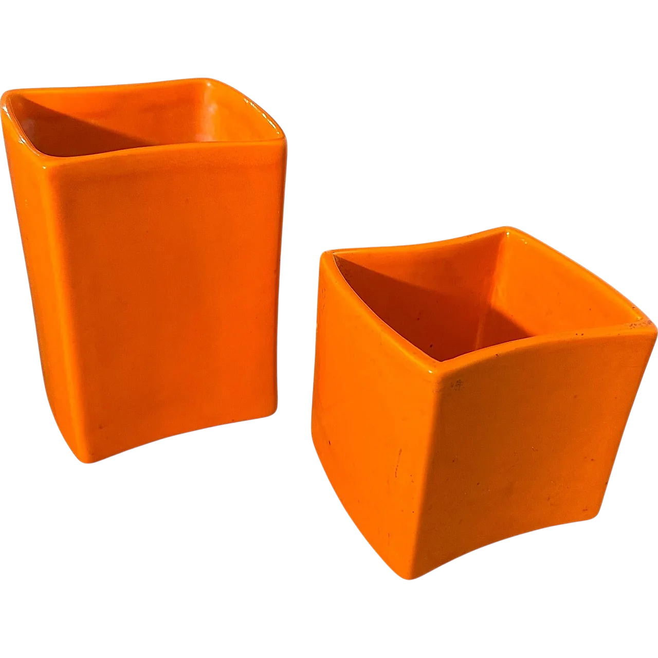 Pair of vases by Franco Bettonica for Gabbianelli, 1970s 11