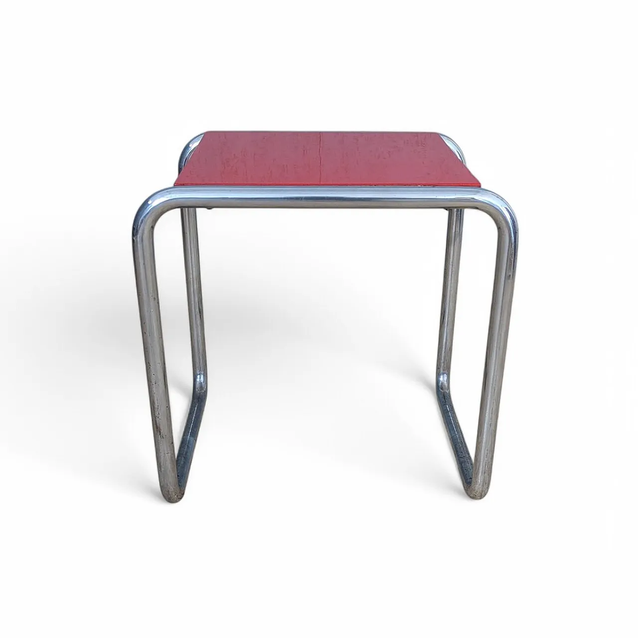 Early B 9 Bauhaus canteen stool by Marcel Breuer, 1930s 2