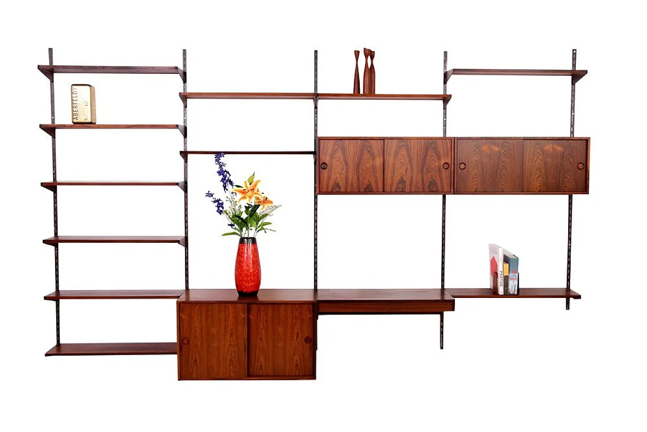 Wall unit by Kai Kristiansen per Feldballes Møbelfabrik, 1960s 2