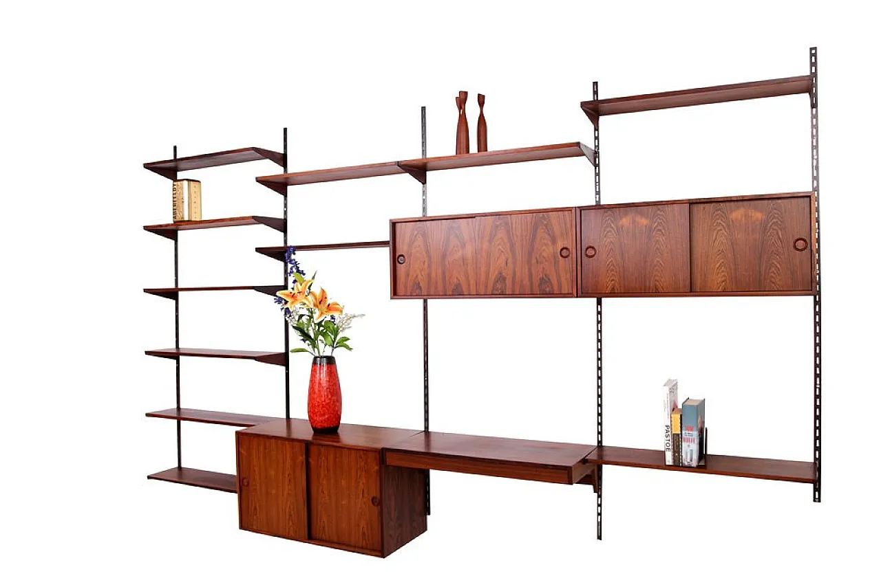 Wall unit by Kai Kristiansen per Feldballes Møbelfabrik, 1960s 3