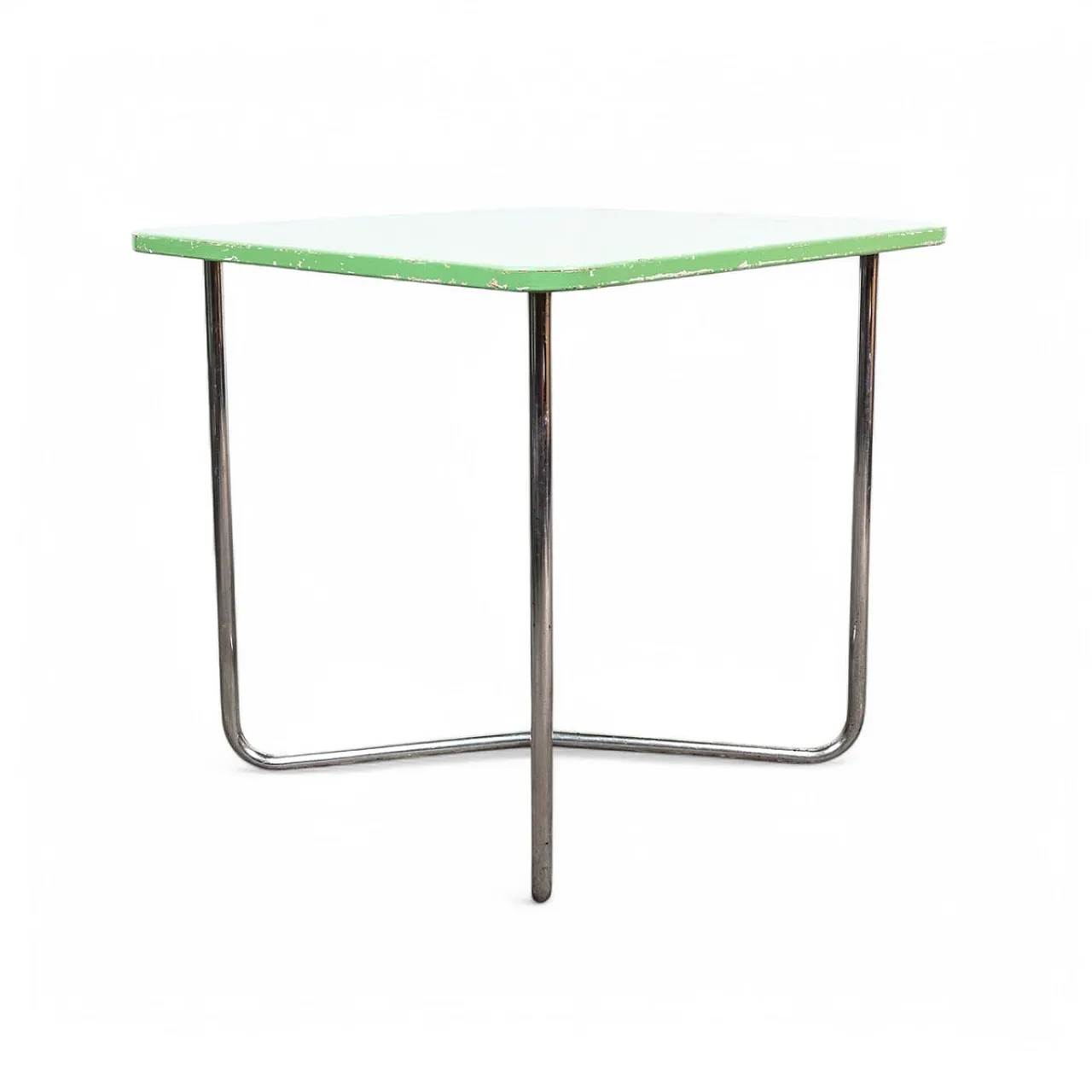 Bauhaus tubular steel dining table by Petr Vichr, 1930s 5