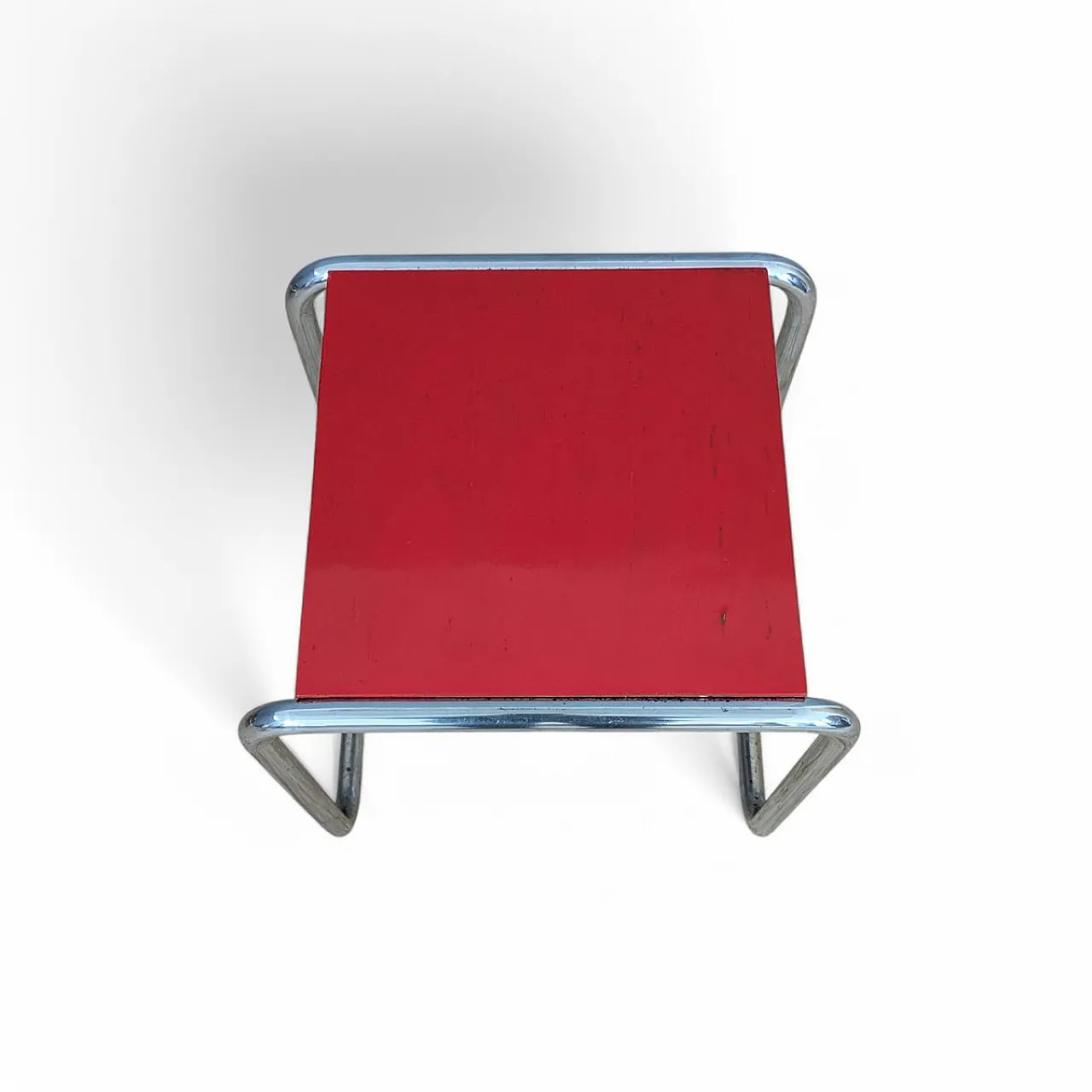 Early B 9 Bauhaus canteen stool by Marcel Breuer, 1930s 7