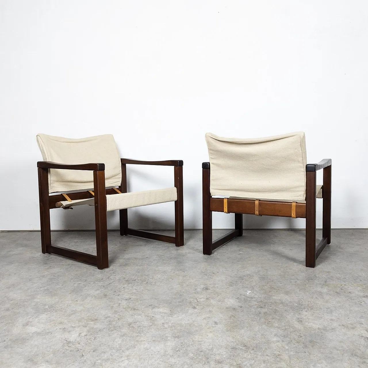 Pair of Diana Safari Chairs by Karin Mobring for Ikea, 1970s 3