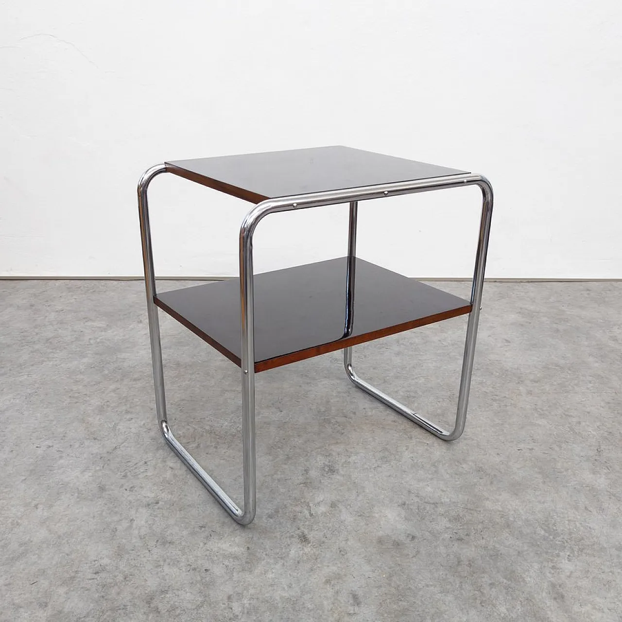 Bauhaus Tubular Steel Side Table by Marcel Breuer for Mücke Melder, 1930s 1