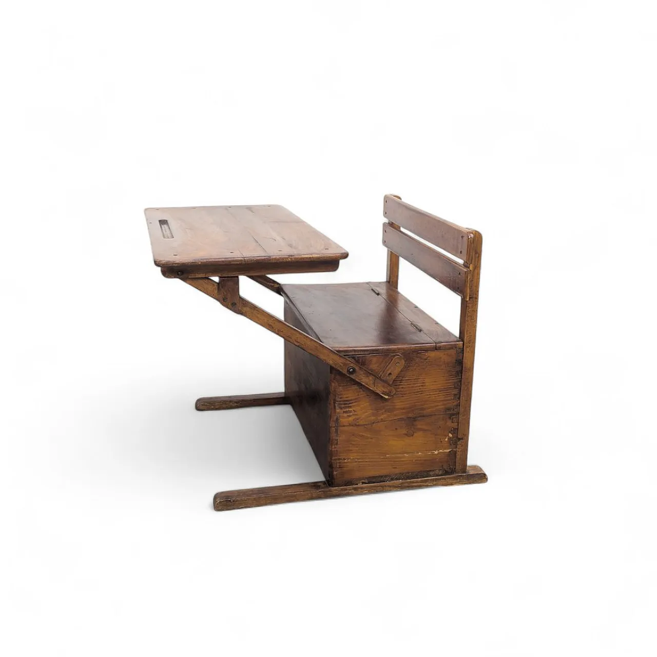 Bauhaus Wooden Kids Folding School Desk, 1920s 1