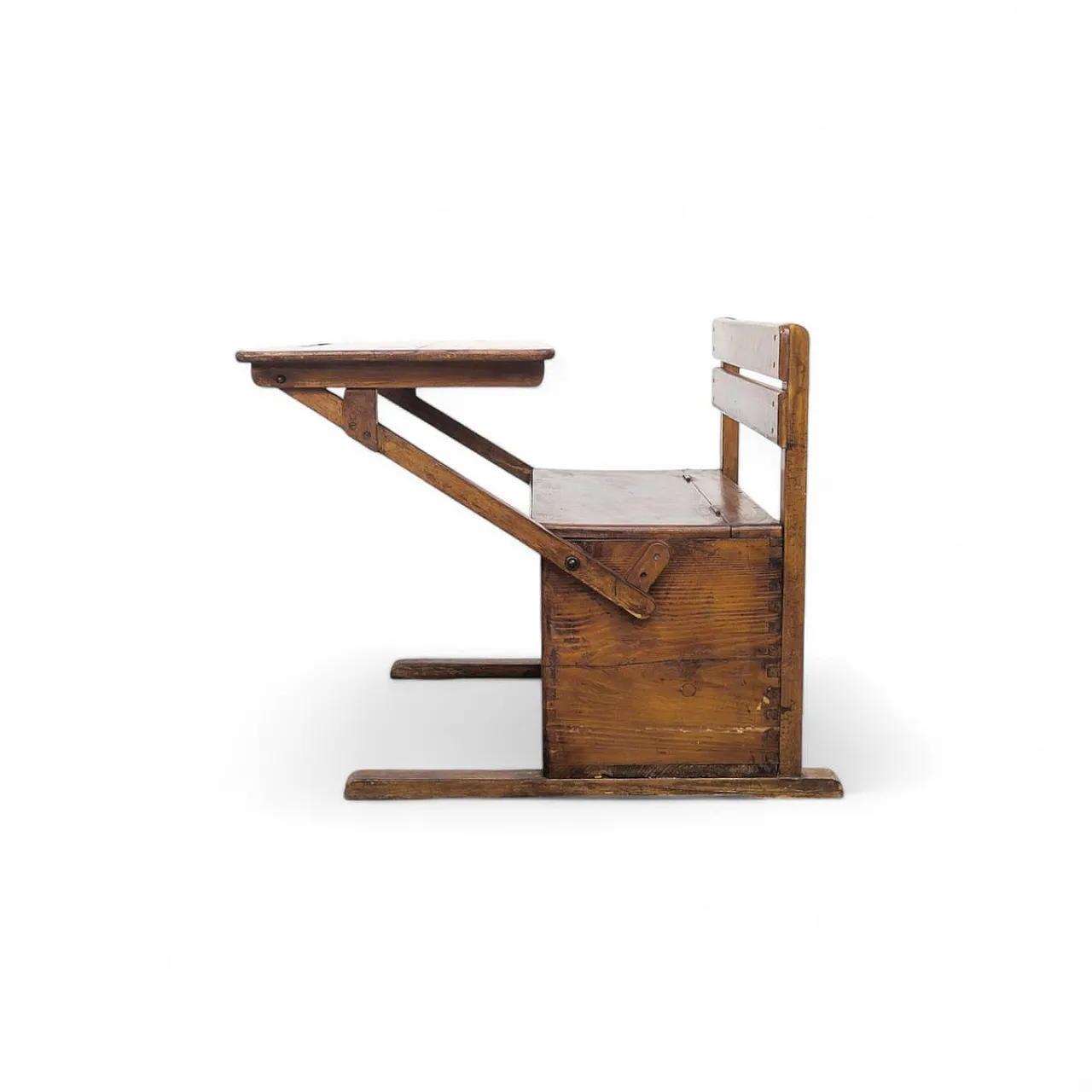 Bauhaus Wooden Kids Folding School Desk, 1920s 2