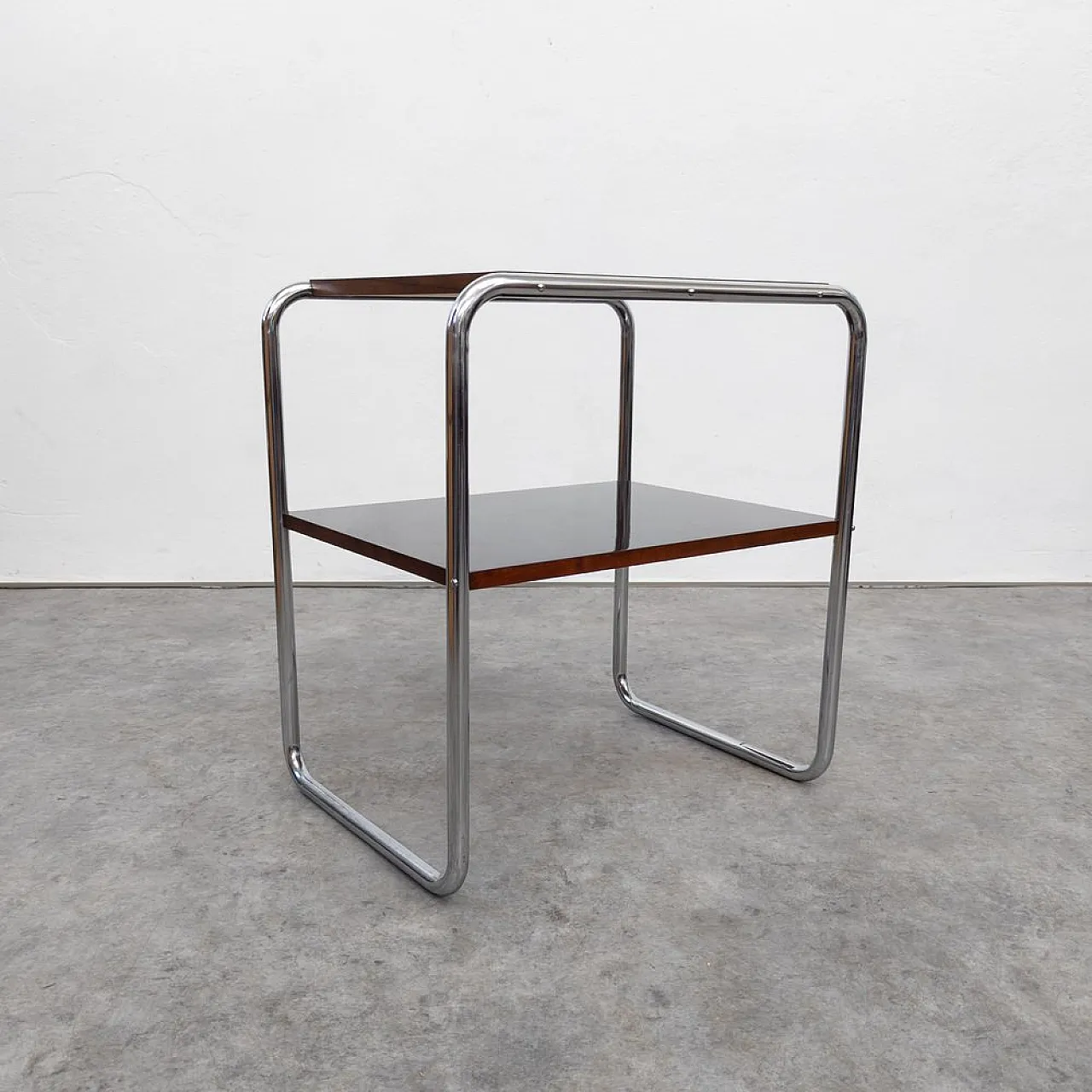 Bauhaus Tubular Steel Side Table by Marcel Breuer for Mücke Melder, 1930s 3