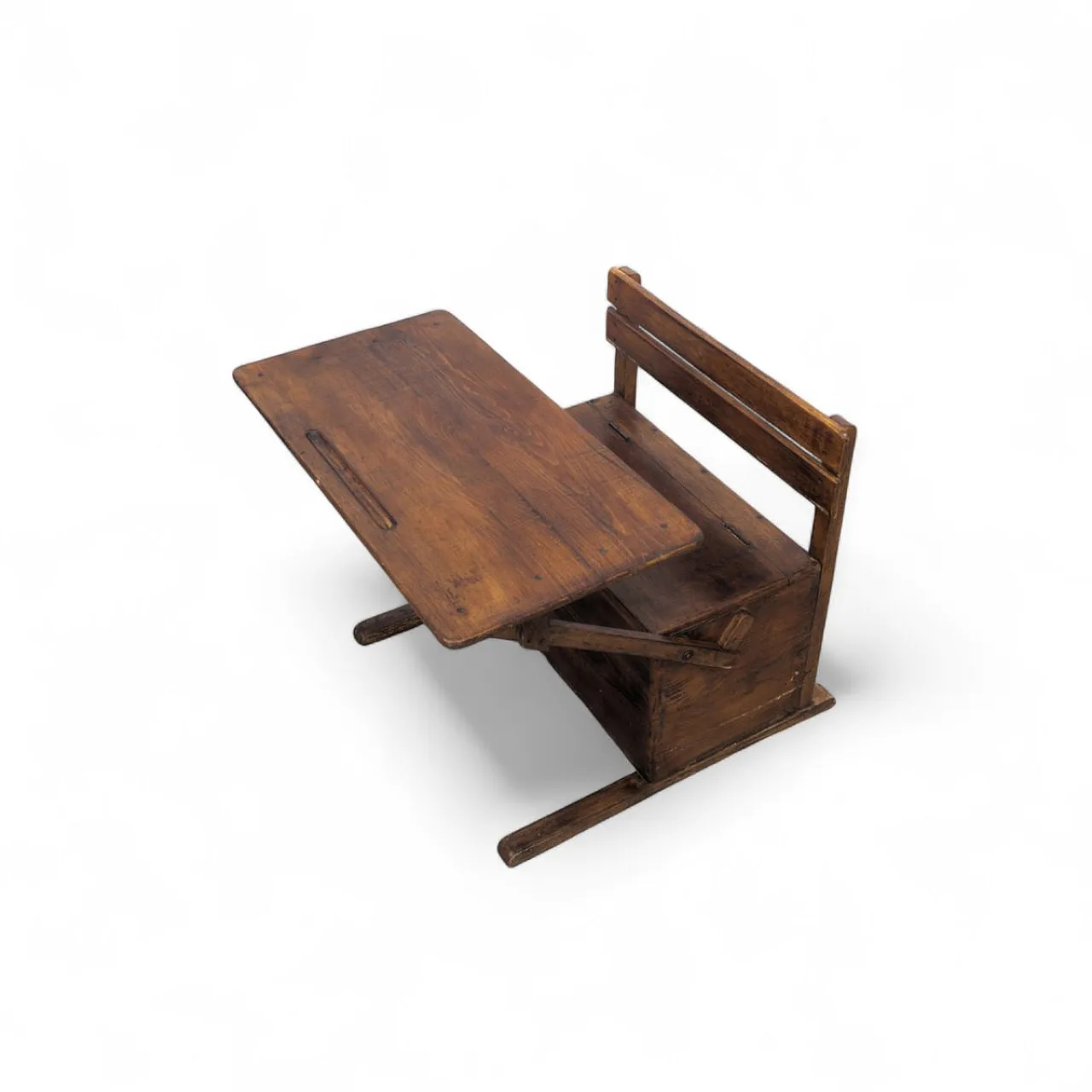 Bauhaus Wooden Kids Folding School Desk, 1920s 5