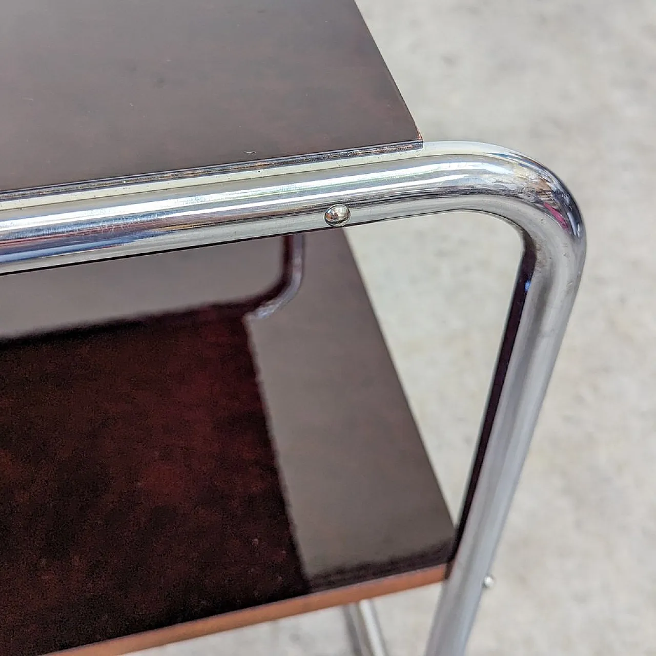 Bauhaus Tubular Steel Side Table by Marcel Breuer for Mücke Melder, 1930s 6