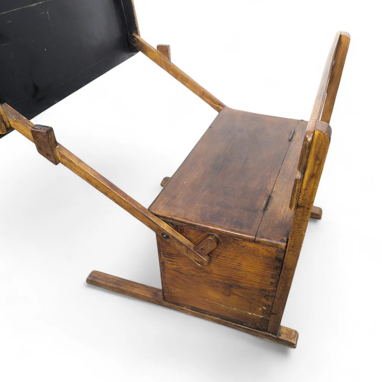 Bauhaus Wooden Kids Folding School Desk, 1920s 7