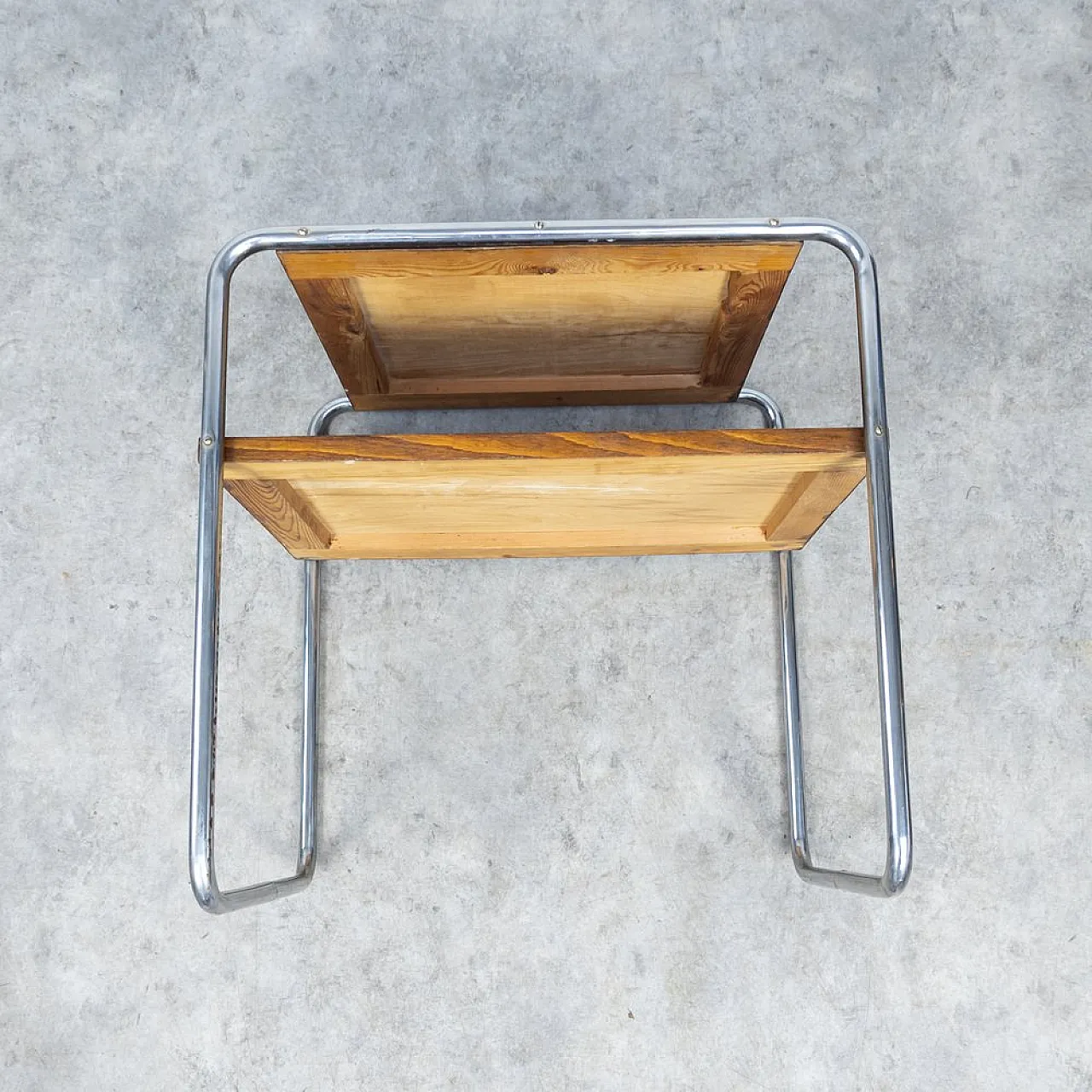 Bauhaus Tubular Steel Side Table by Marcel Breuer for Slezak, 1930s 4