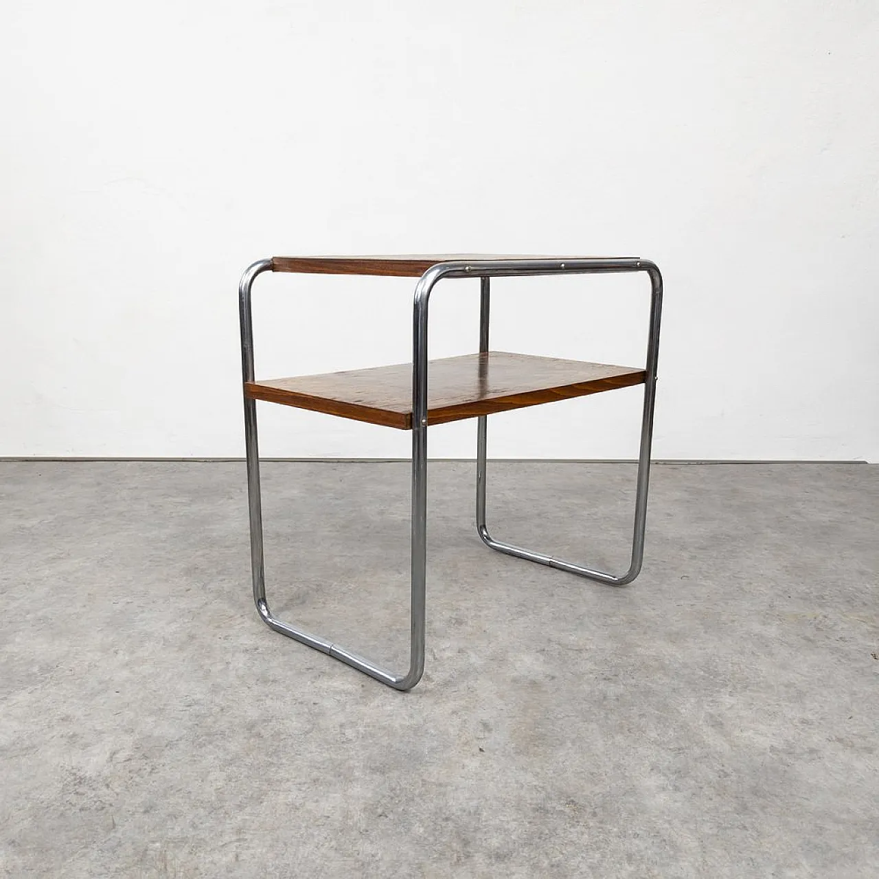 Bauhaus Tubular Steel Side Table by Marcel Breuer for Slezak, 1930s 7