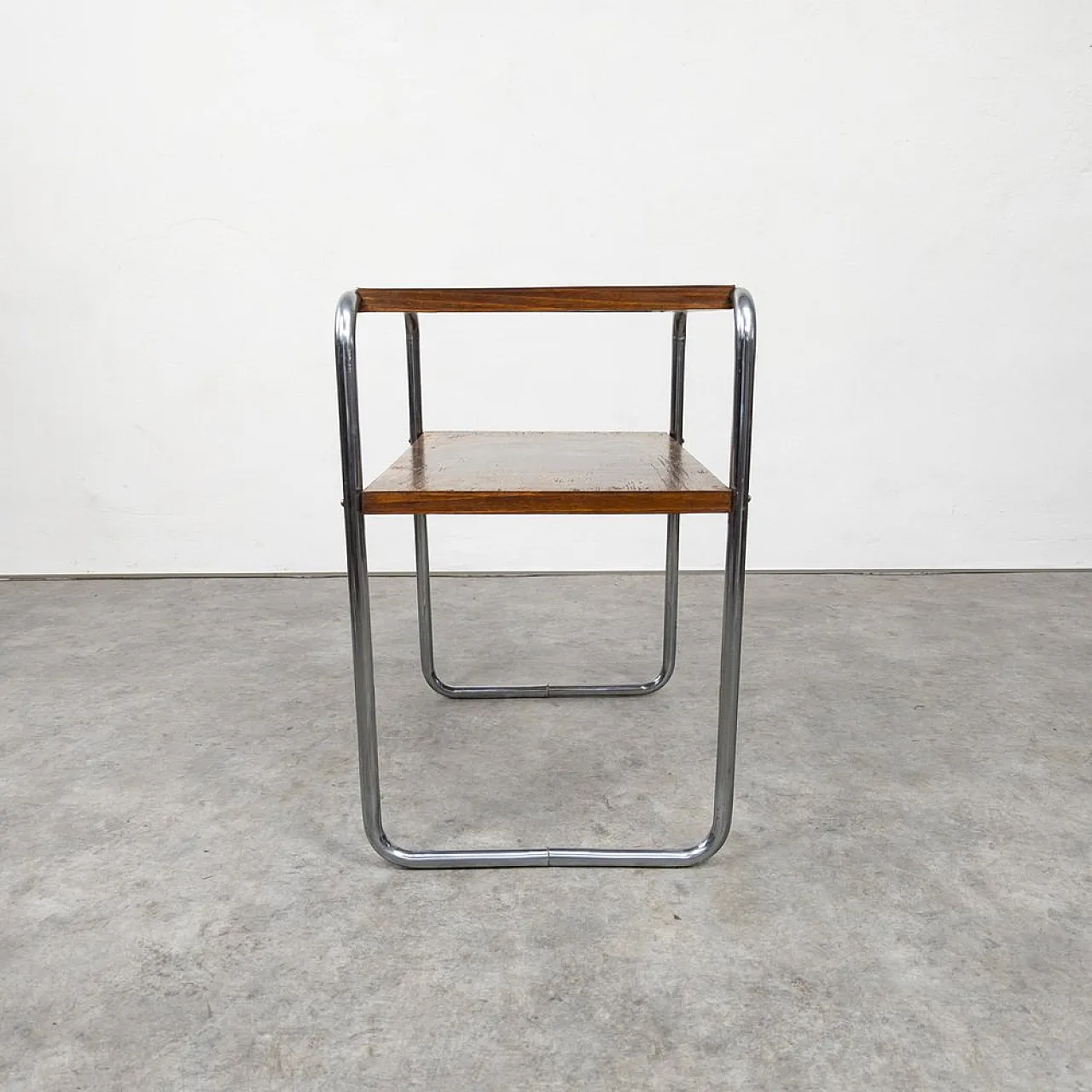 Bauhaus Tubular Steel Side Table by Marcel Breuer for Slezak, 1930s 9